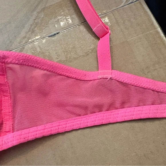 Victoria’s Secret Pink push up Date bra pink lace padded 36D - Picture 8 of 8